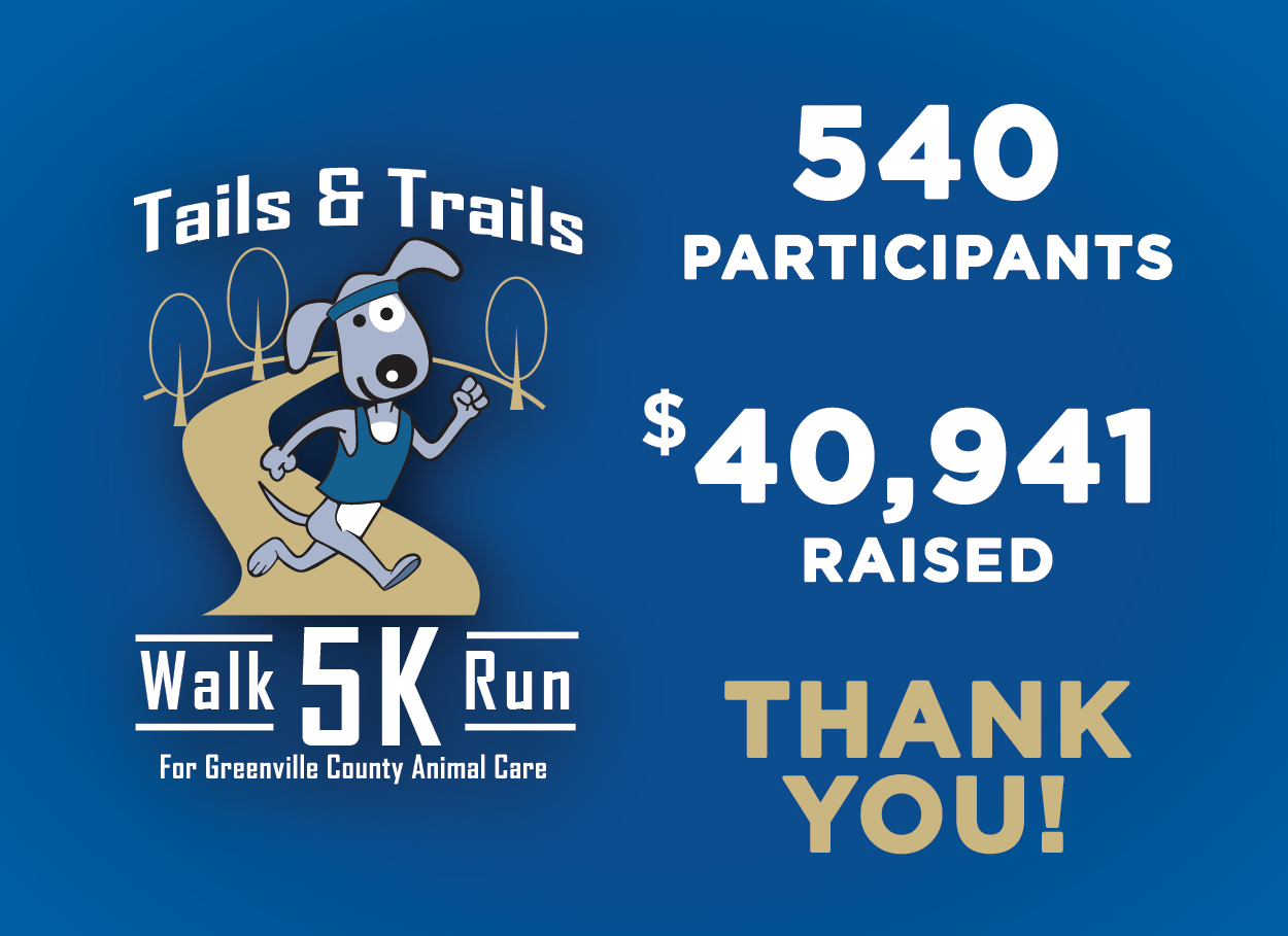 Tails & Trails 5K Thank You