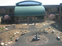 Courtyard With Completed Clean Air Improvements