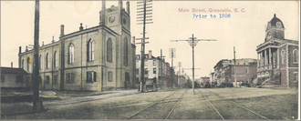 Main Street Greenville SC Prior to 1908