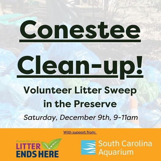 Conestee Preserve Litter Cleanup