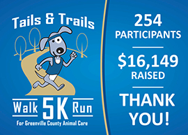 Tails & Trails 5K Thank You